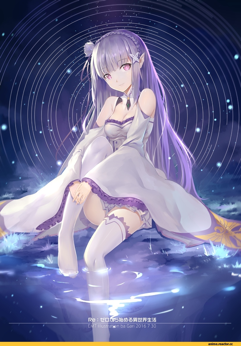Re Zero Kara Hajimeru Isekai Seikatsu, Emilia (re zero), Gari, Anime