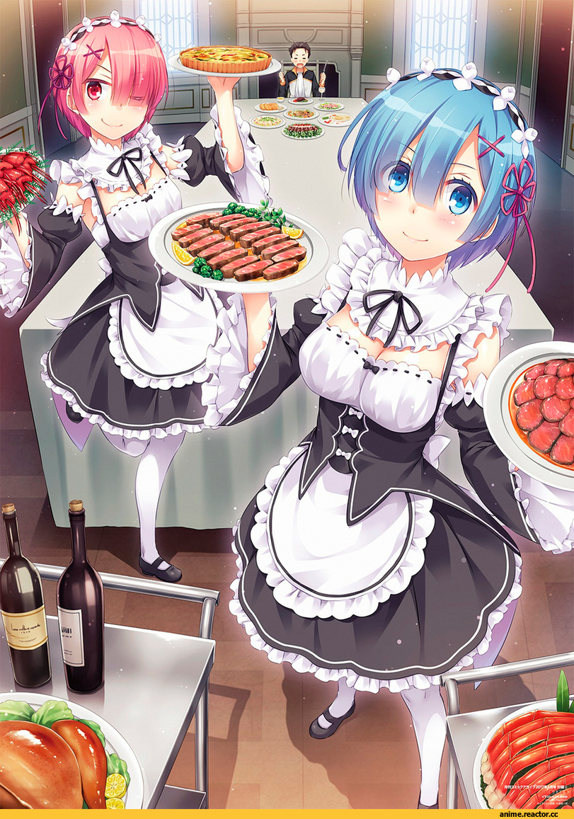 Rem (re zero), Re Zero Kara Hajimeru Isekai Seikatsu, Ram (Re Zero), nakajima yuka, Natsuki Subaru, Anime