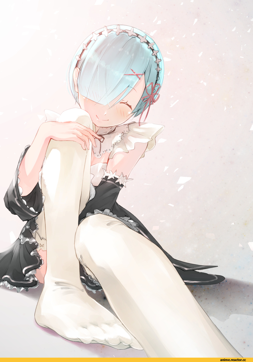 Re Zero Kara Hajimeru Isekai Seikatsu, Rem (re zero), Ram (Re Zero), smile (qd4nsvik), Anime