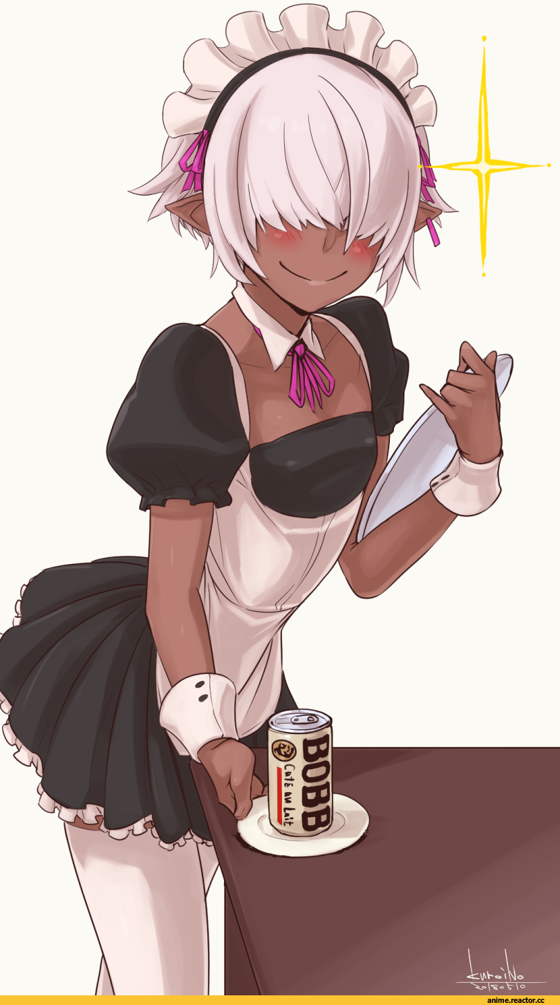 Anime Art, kuroino (0kuro8ino6), trap, Maid, Anime