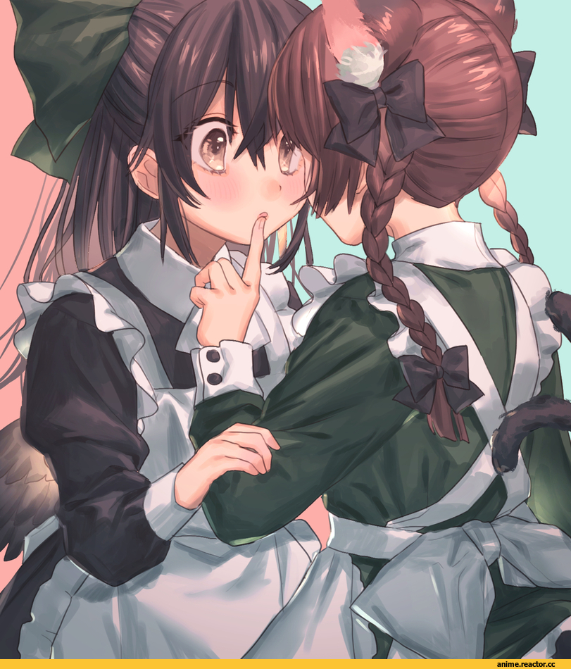 masanaga (tsukasa), Maid, Kaenbyou Rin, Touhou Project, Reiuji Utsuho, Shoujo Ai, Anime
