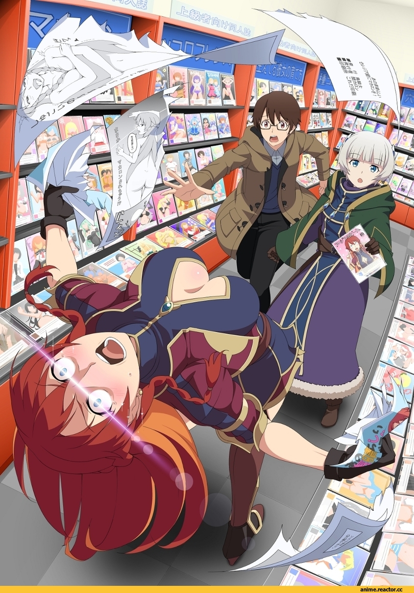 sa no hi ra mugi, Re Creators, Selesia Upitiria, Mizushino Souta, Meteora Osterreich, crossover, Aqua (KonoSuba), KonoSuba, Anime Ero, Anime Ero Ass, Anime