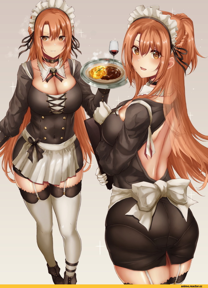 hikari (komitiookami), Asuna Yuuki, Sword Art Online, Anime Art, Anime Ero, Maid, Anime Ero Ass, Anime Ero Kyonyuu, Anime