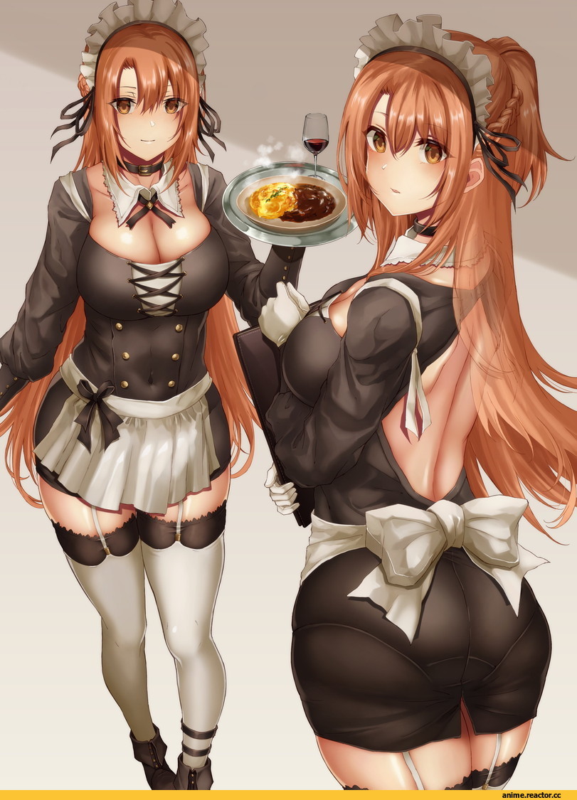 hikari (komitiookami), Asuna Yuuki, Sword Art Online, Anime Art, Anime Ero, Maid, Anime Ero Ass, Anime Ero Kyonyuu, Anime
