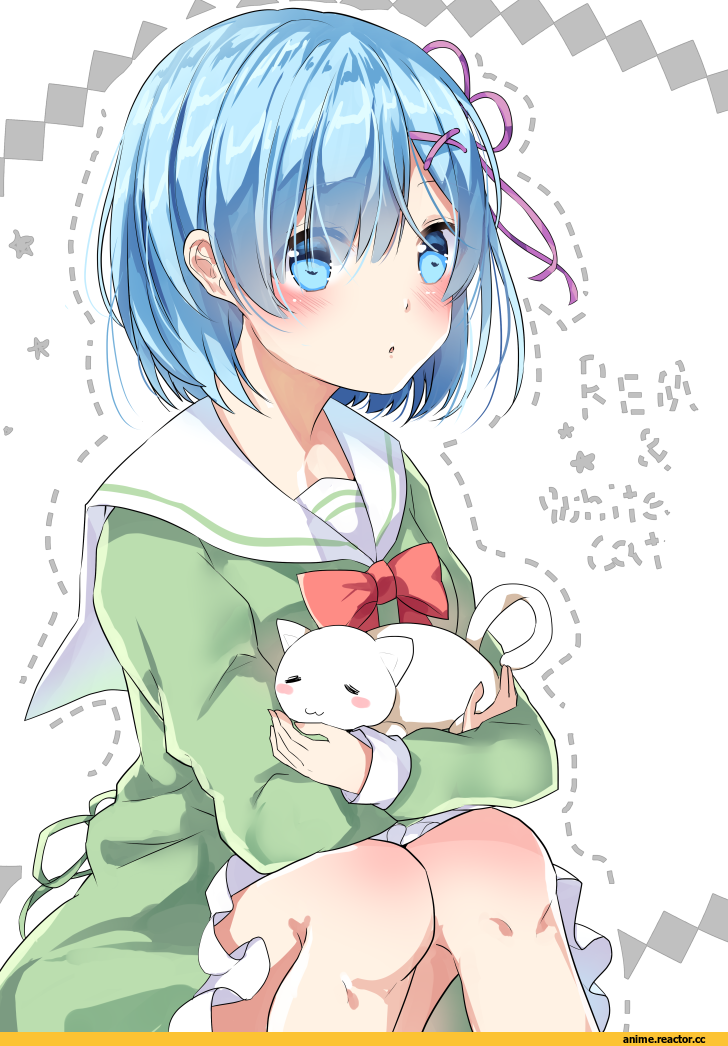 hoshi lingdang, Rem (re zero), Re Zero Kara Hajimeru Isekai Seikatsu, Megane, Anime