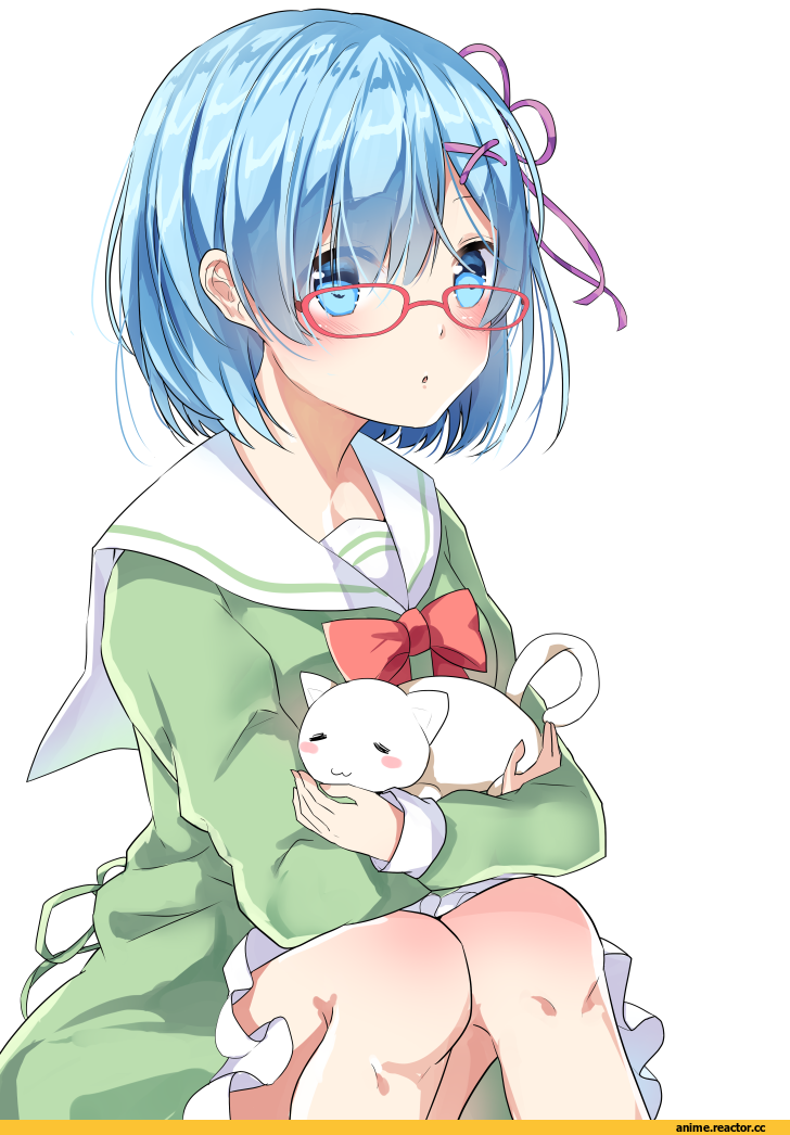 hoshi lingdang, Rem (re zero), Re Zero Kara Hajimeru Isekai Seikatsu, Megane, Anime