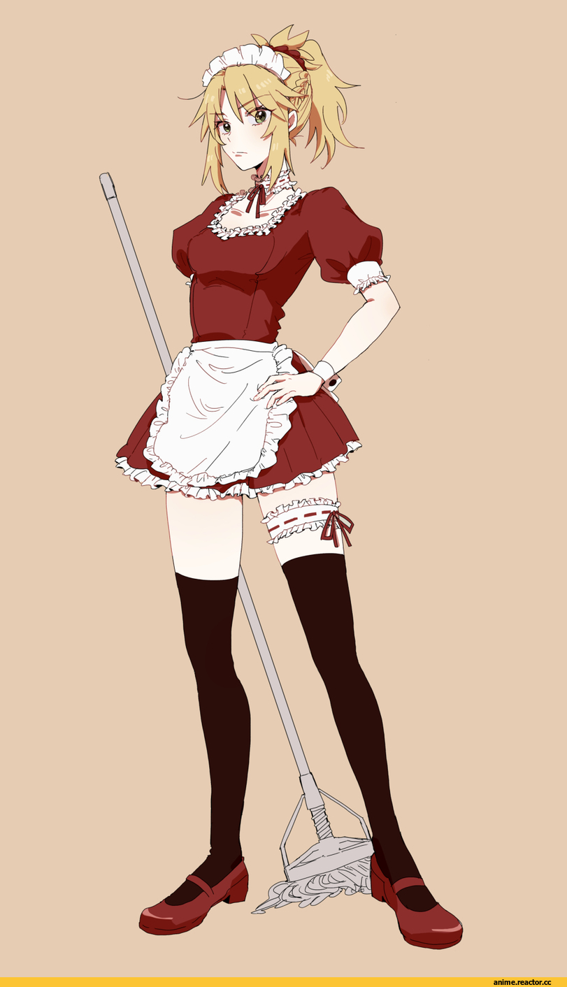 tmctami, Saber of Red, Fate/Apocrypha, Fate (series), Maid, Anime