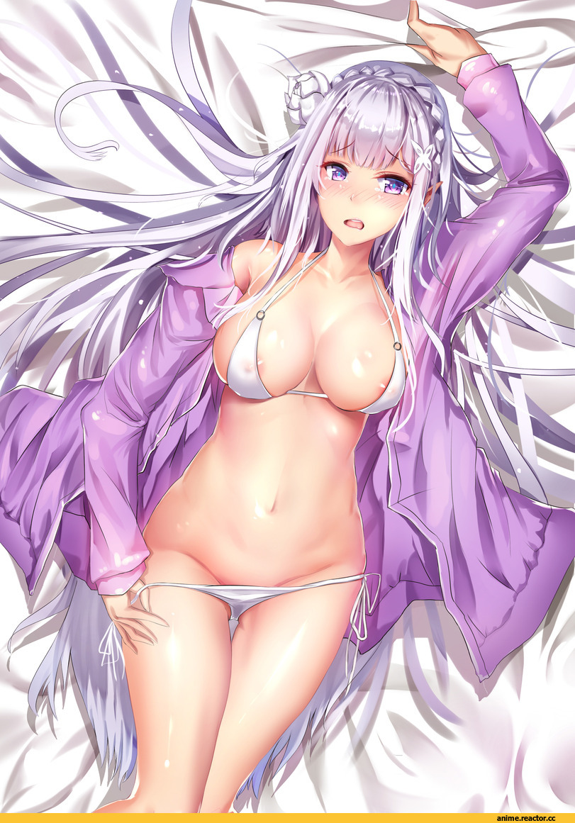 Emilia (re zero), Re Zero Kara Hajimeru Isekai Seikatsu, Anime Ero, roy (pixiv12676578), Anime Ero Swim, Anime Ero Oppai, Anime