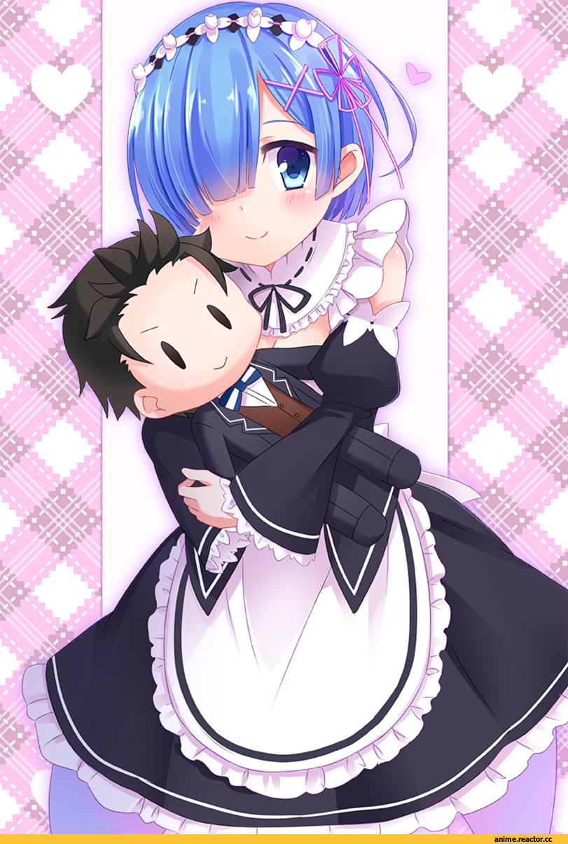 Re Zero Kara Hajimeru Isekai Seikatsu, Natsuki Subaru, Rem (re zero), tsubaki (tubaki763), Anime