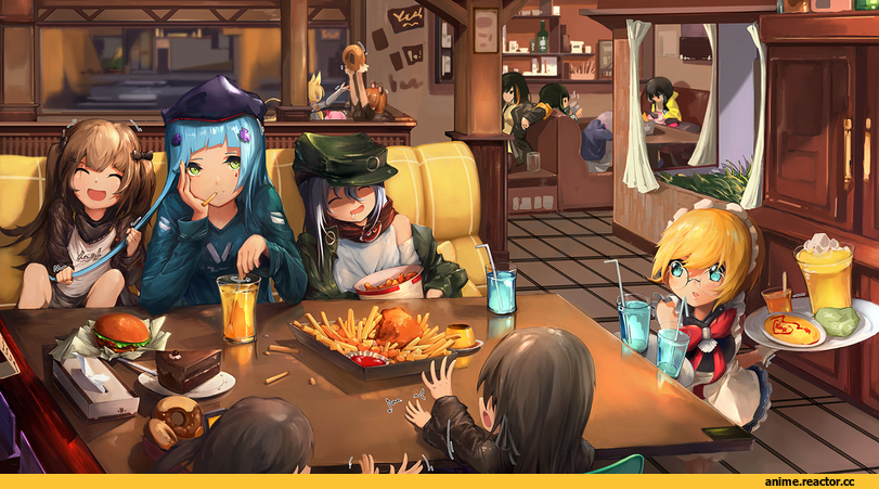 G11 (Girls Frontline), HK416 (Girls Frontline), M16A1 (Girls Frontline), M4 SOPMOD II (Girls Frontline), M4A1 (Girls Frontline), ST AR-15 (Girls Frontline), UMP45 (Girls Frontline), UMP9 (Girls Frontline), Maid, Megane, Anime, Girls Frontline, renze l, UMP40 (Girls Frontline), Grizzly MKV (Girls Frontline), G41 (Girls Frontline), Negev (Girls Frontline), G36 (Girls Frontline), RO635 (Girls Frontline)