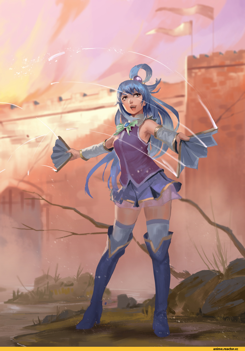 KonoSuba, Aqua (KonoSuba), Джош Корпус, Anime
