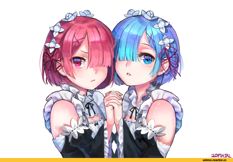Re Zero Kara Hajimeru Isekai Seikatsu, Rem (re zero), Ram (Re Zero), Anime