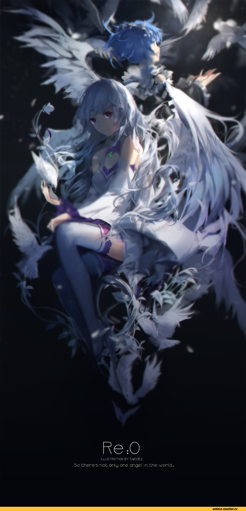 Swd3e2, Anime Art, Emilia (re zero), Re Zero Kara Hajimeru Isekai Seikatsu, Rem (re zero), Anime