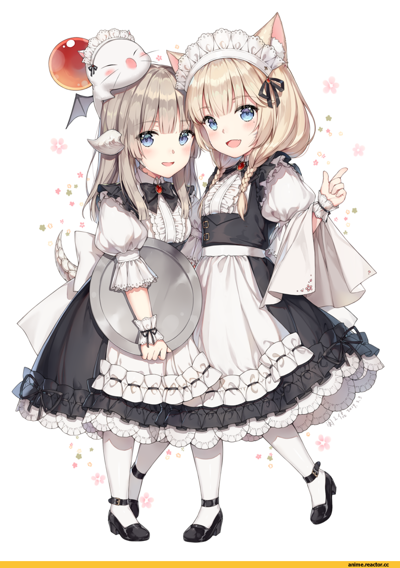 Shinomiya Kaguya, kaguya-sama wa kokurasetai ~tensai-tachi no renai zunousen~, nekomimi, Animal Ears, Maid, Ji dao Ji, Anime Art, Anime