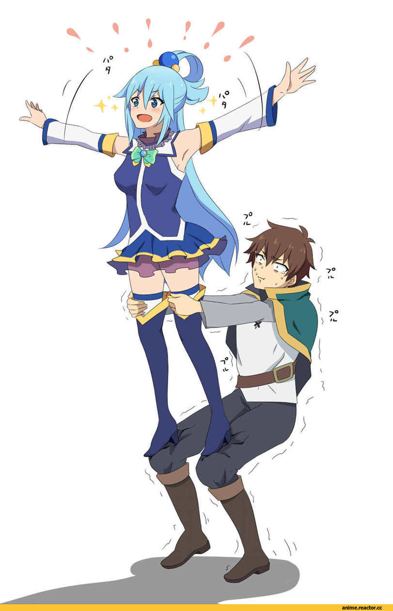 KonoSuba, Aqua (KonoSuba), Satou Kazuma, Anime