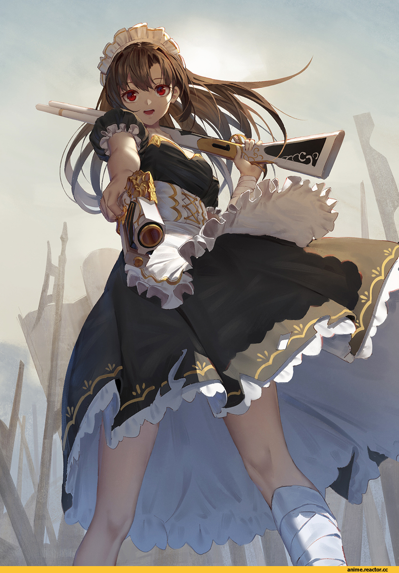 Anime Art, Ji dao Ji, Опасные Няшки, Anime Няши, Maid, Anime
