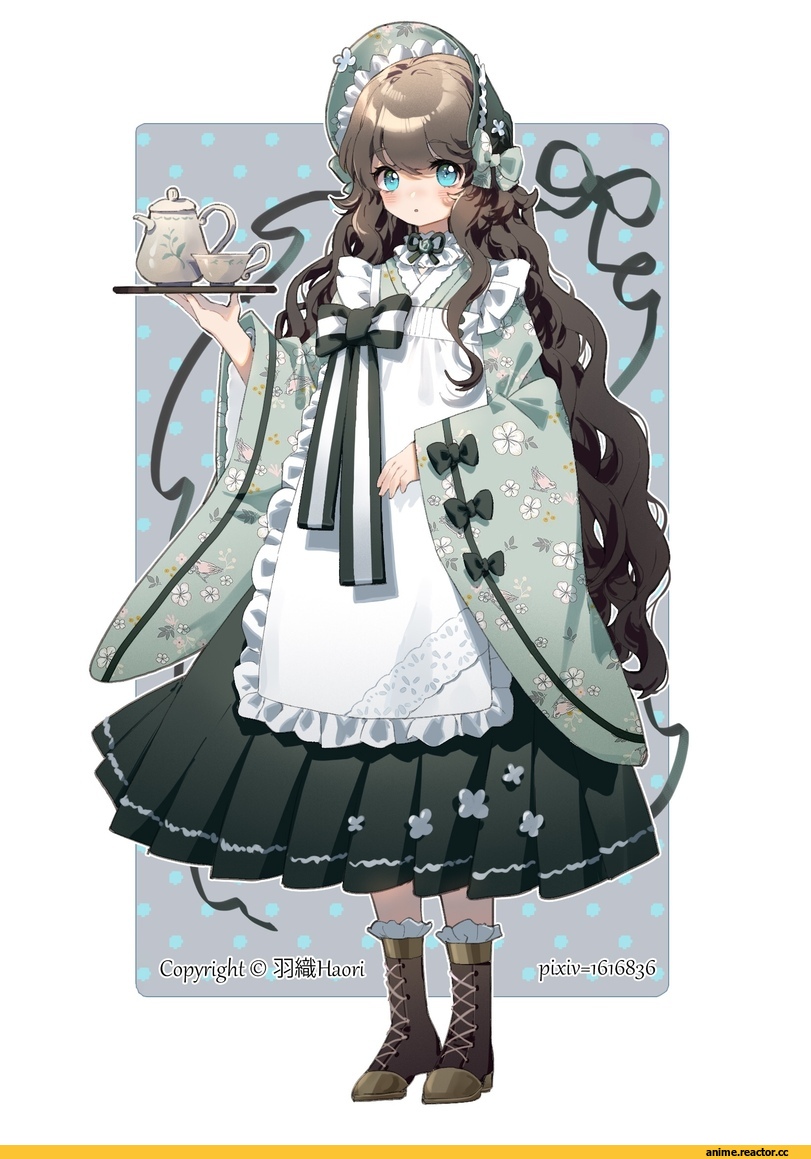 AO, Anime Art, Maid, yuzhi, Anime