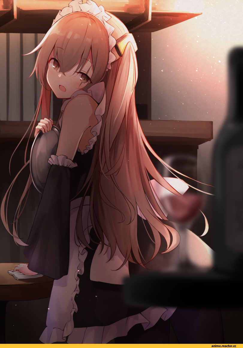 Girls Frontline, Knoy3356, UMP45 (Girls Frontline), Maid, Anime