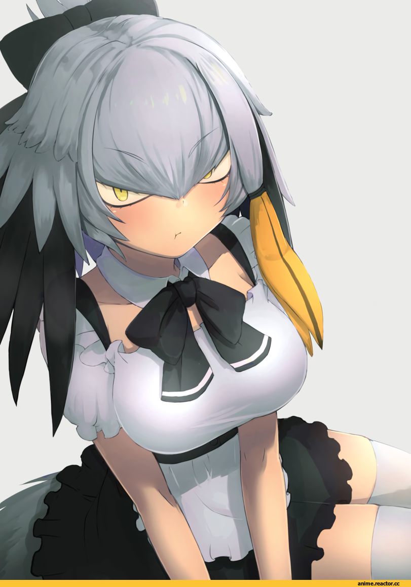Shoebill (Kemono Friends), Kemono Friends, deku suke, Maid, Anime