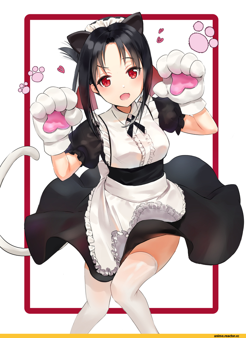 HK416 (Girls Frontline), Girls Frontline, Maid, Anime Ero, nekomimi, Animal Ears, xes (xes 5377), Anime
