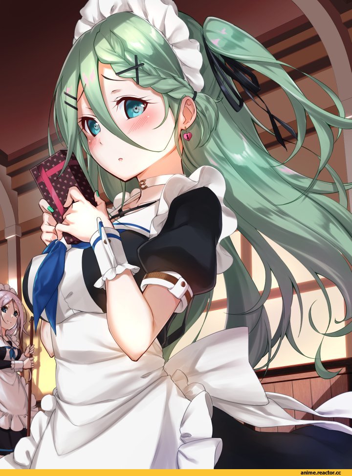 youmou usagi, Anime Art, Yamakaze (Kantai Collection), Kantai Collection, Umikaze (Kantai Collection), Maid, Anime