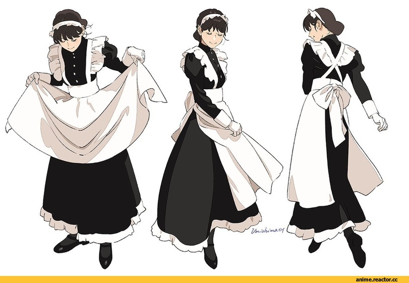 Ichikawa Feesu, Anime Art, haruna, Kantai Collection, Maid, Tsukui Kachou, Anime