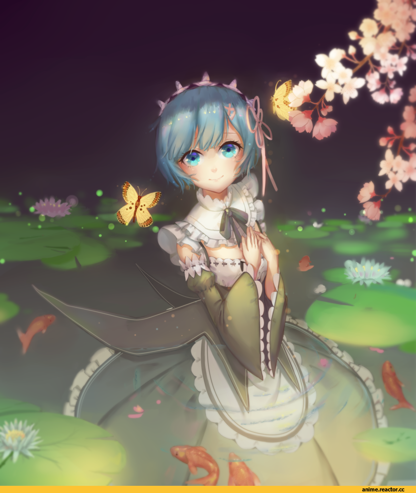 Re Zero Kara Hajimeru Isekai Seikatsu, Rem (re zero), Anime Art, CCCARD, Anime