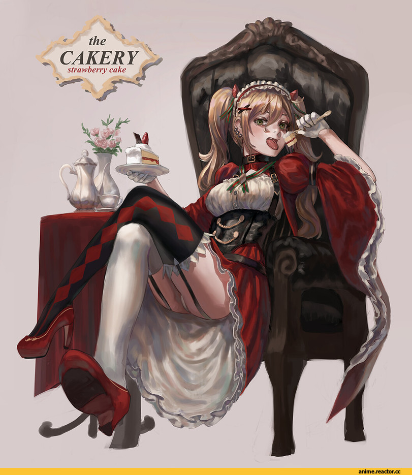 Anime Art, Maid, Gold can, Anime Ero, Anime Ero Pantsu, Anime Ero Ass, Anime