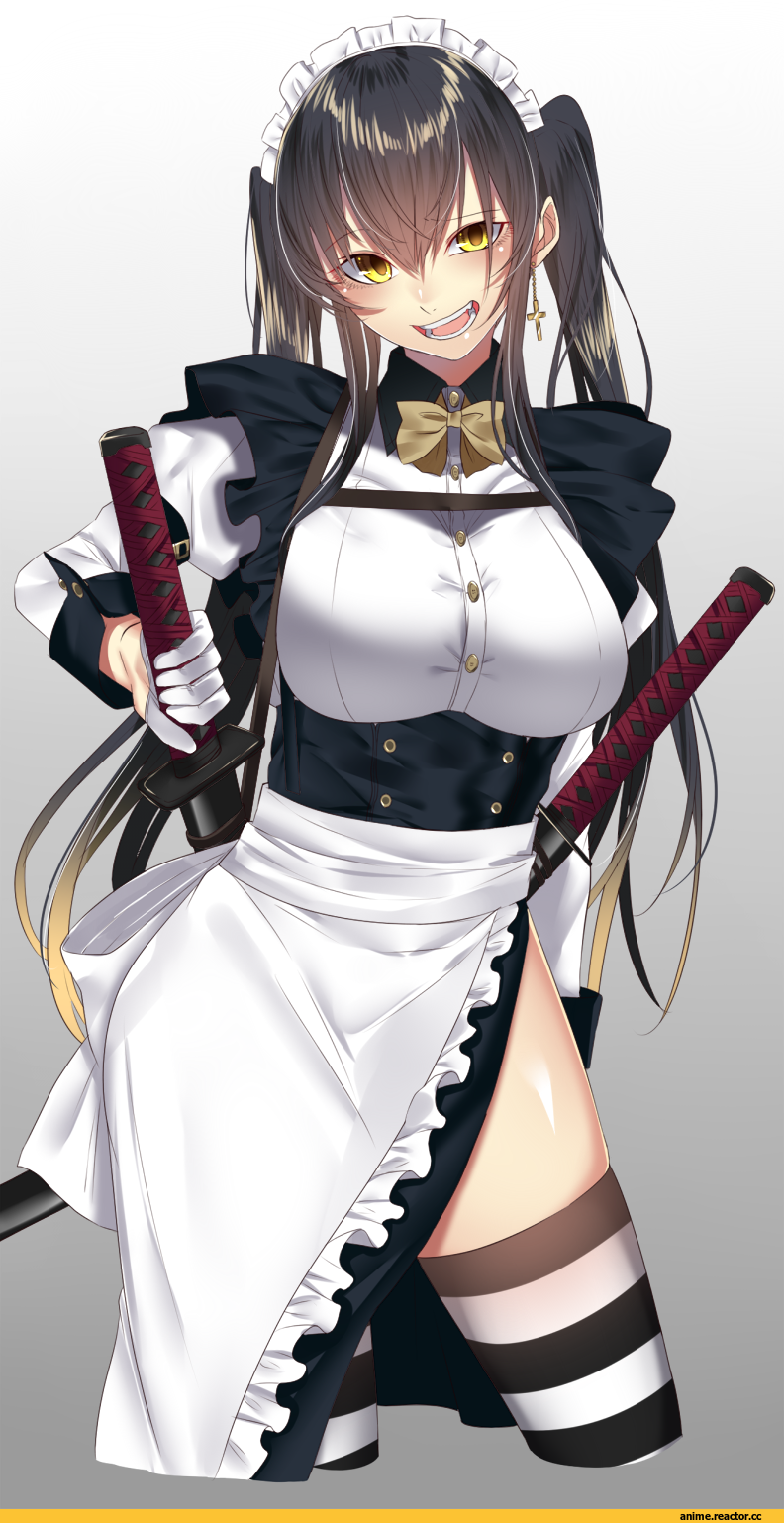 Onineko-Chan, Anime Art, AO, Maid, Anime