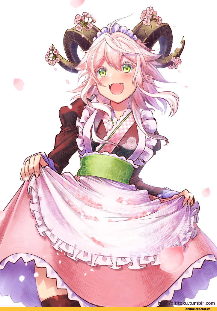 AO, Anime Art, Maid, Monster Girl (Anime), ittokyu, Anime