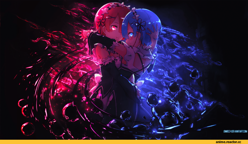 Re Zero Kara Hajimeru Isekai Seikatsu, Ram (Re Zero), Rem (re zero), Anime