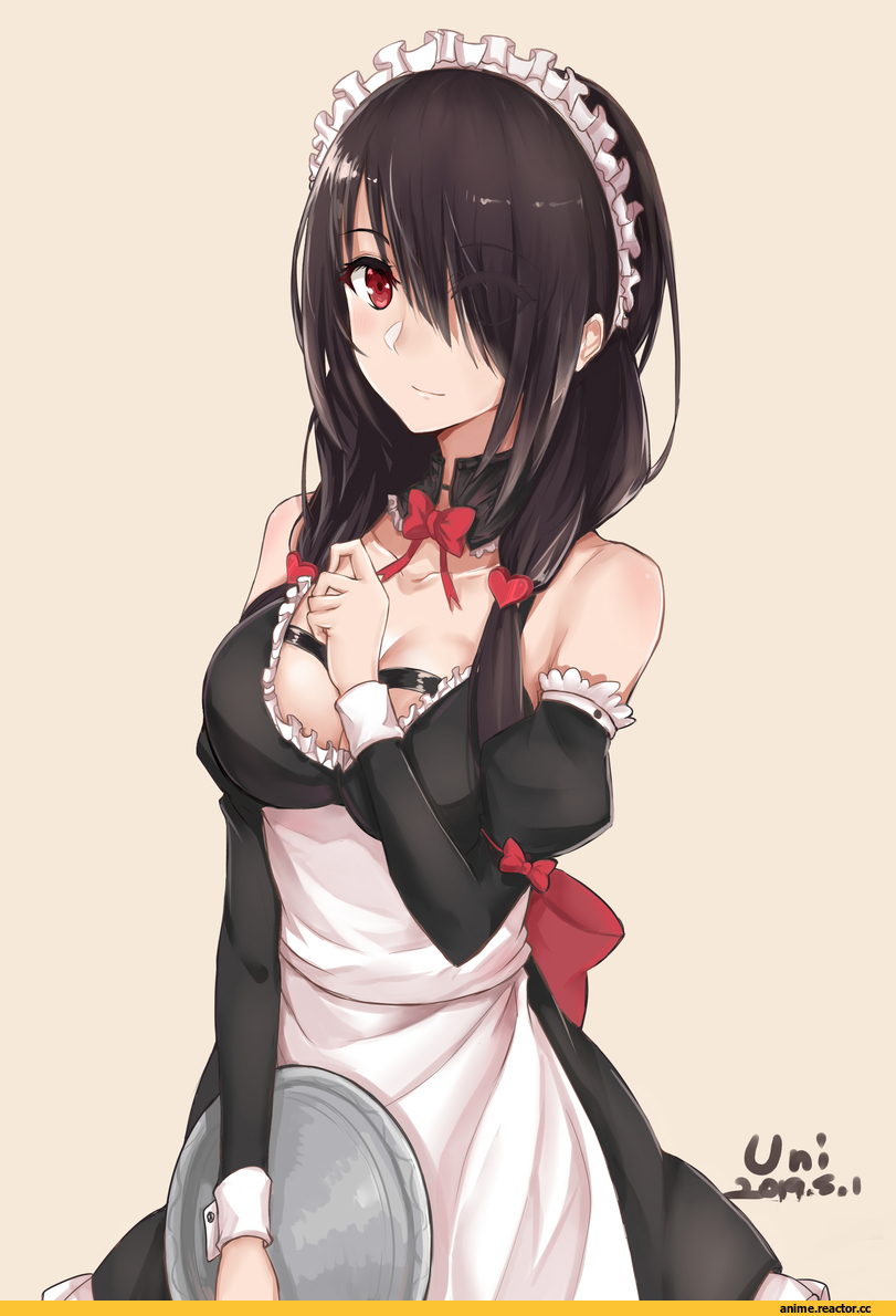 unique (pixiv12704744), Tokisaki Kurumi, Date a Live, Anime Art, Maid, Anime