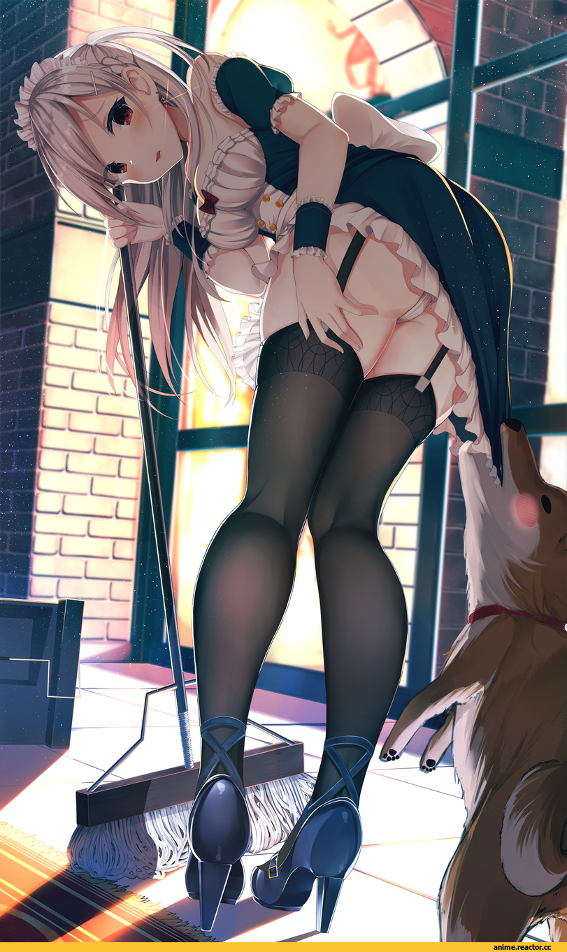 hiragi ringo, AO, Anime Art, Anime Ero Pantsu, Anime Ero, Maid, Anime