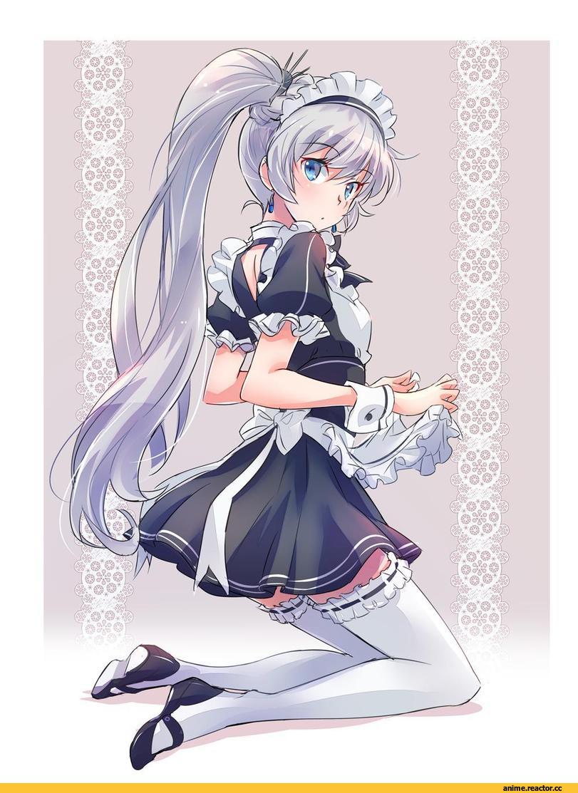 RWBY, Weiss Schnee, Iesupa, artist, Maid, Anime