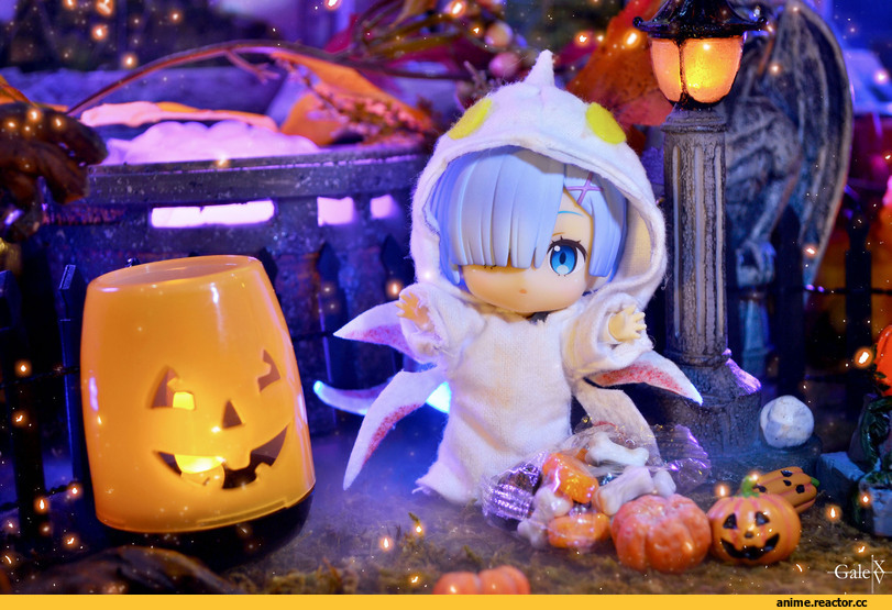 Rem (re zero), Re Zero Kara Hajimeru Isekai Seikatsu, Anime Фигурка, chibi, Anime Halloween, Anime