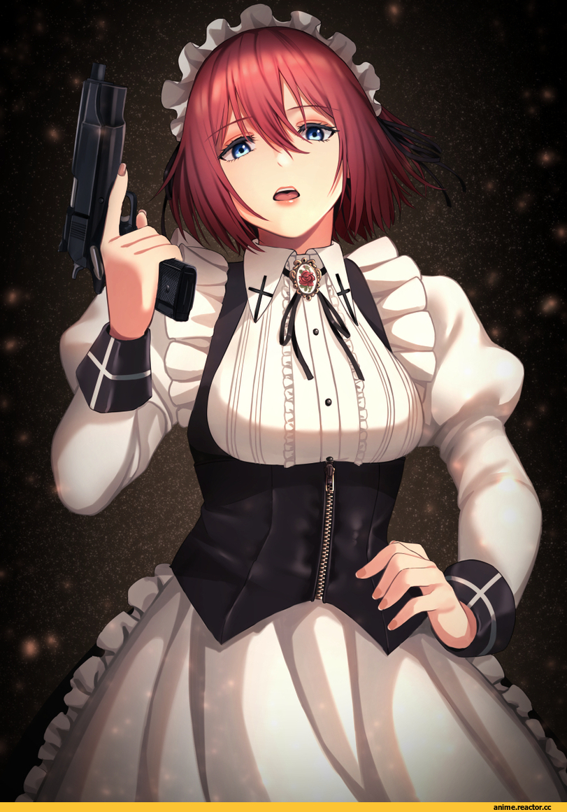 redlammy, AO, Anime Art, Опасные Няшки, Anime Няши, Maid, Anime