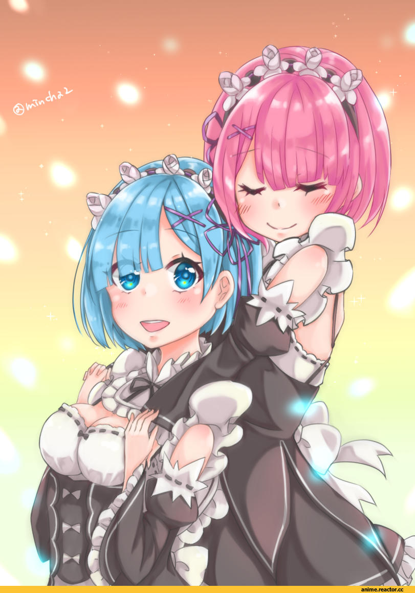 Re Zero Kara Hajimeru Isekai Seikatsu, Rem (re zero), Ram (Re Zero), Anime