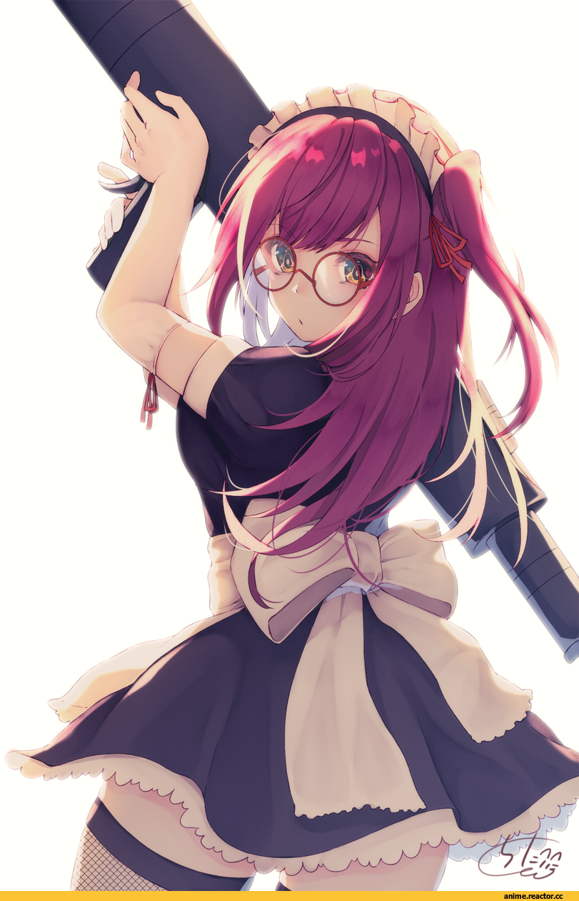 Maid, Megane, Chita (Ketchup), Anime Art, artist, Anime
