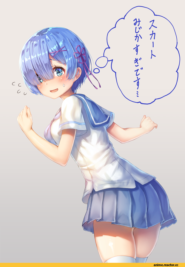 Re Zero Kara Hajimeru Isekai Seikatsu, Rem (re zero), pensuke, Anime