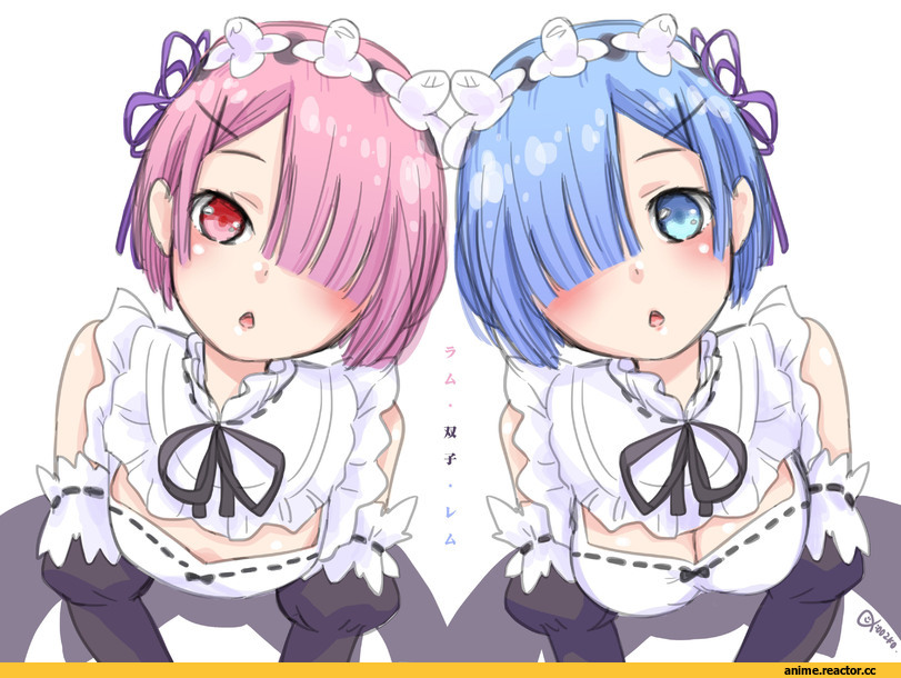 Re Zero Kara Hajimeru Isekai Seikatsu, Rem (re zero), Ram (Re Zero), Anime
