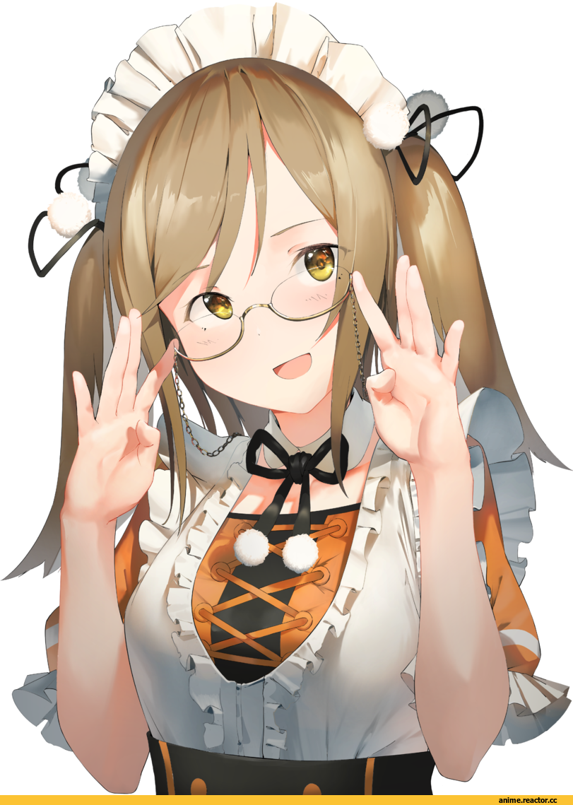 haneru inaba, Virtual YouTuber, Maid, Megane, Anime