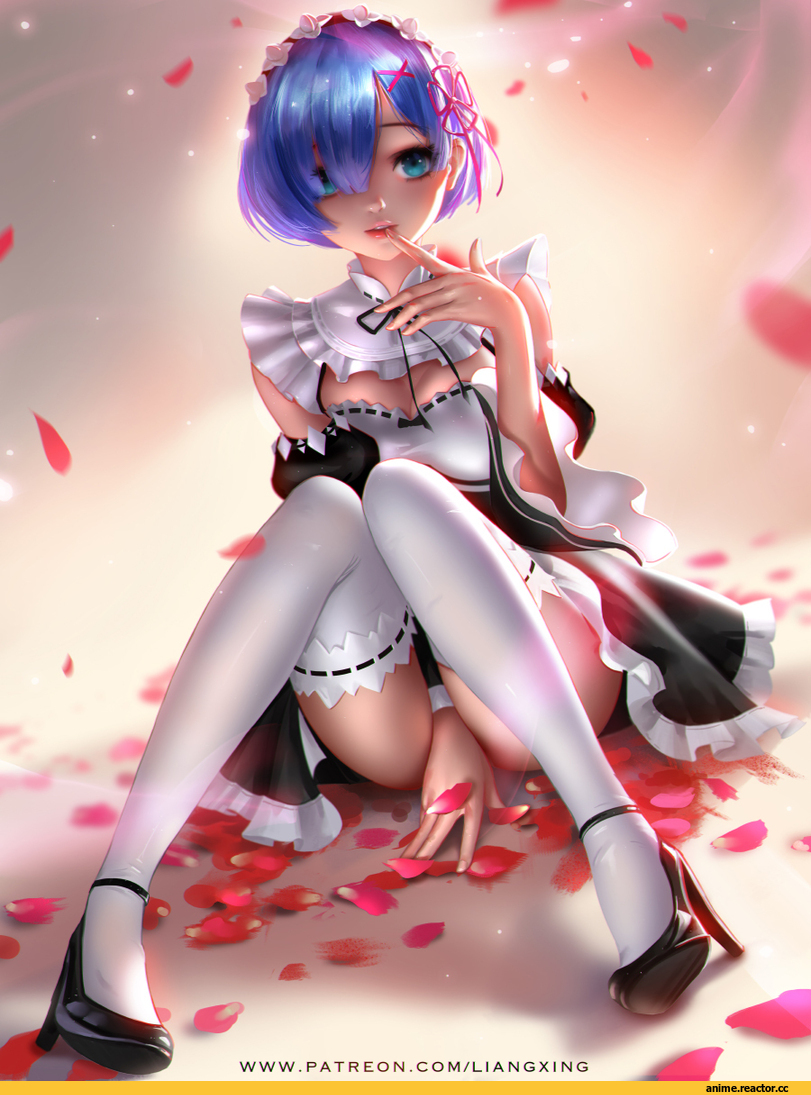 Rem (re zero), Re Zero Kara Hajimeru Isekai Seikatsu, Liang-Xing, artist, Anime Art, Anime