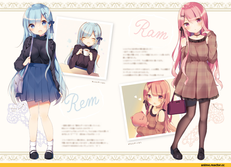 Re Zero Kara Hajimeru Isekai Seikatsu, Rem (re zero), Ram (Re Zero), Anime