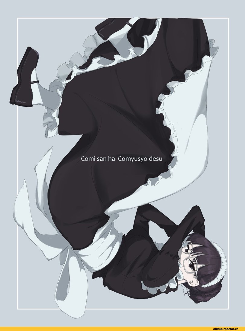 komi shouko, Komi-san wa Comyushou desu, Maid, takita, Megane, takita (takita3411), Anime