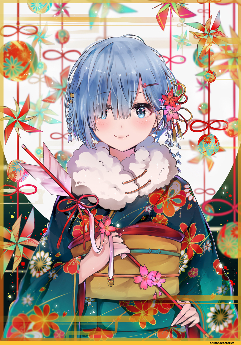 Re Zero Kara Hajimeru Isekai Seikatsu, Rem (re zero), milktower, Anime