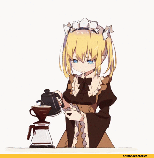 Kotohara hinari, tama (tama-s), anime gif, Maid, Anime