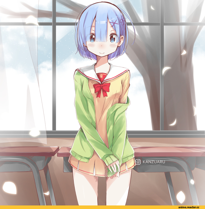 Re Zero Kara Hajimeru Isekai Seikatsu, Rem (re zero), kanz, Anime
