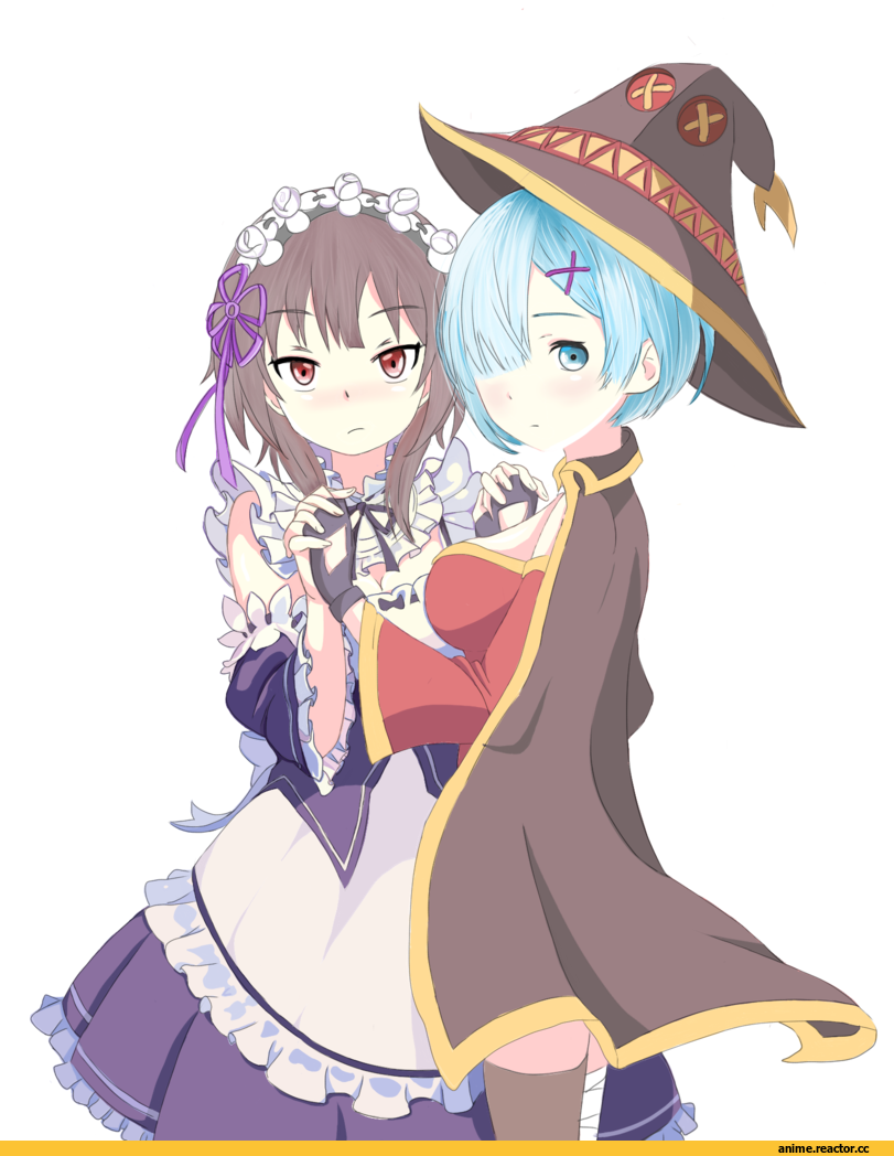 Re Zero Kara Hajimeru Isekai Seikatsu, Rem (re zero), Kono Subarashii Sekai ni Shukufuku wo!, Megumin, Anime