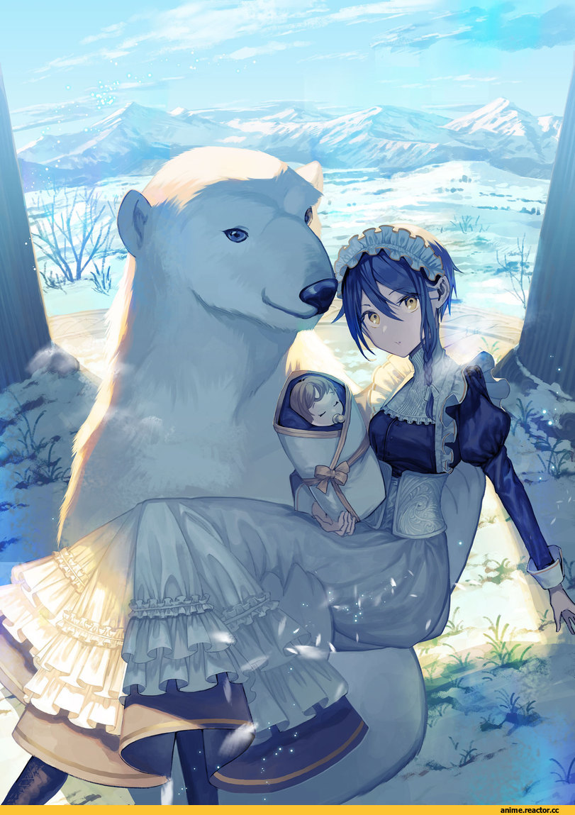 Maid, Anime Original, kururirura, Anime