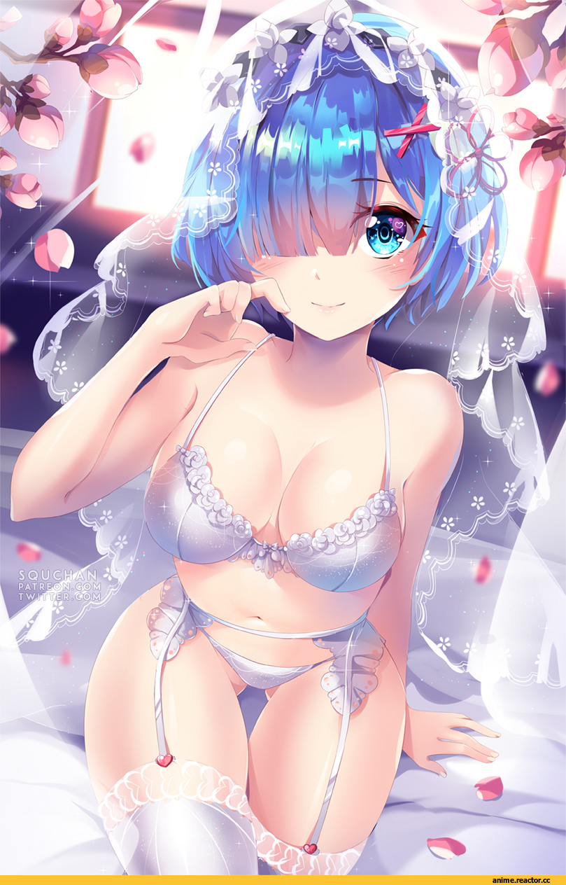 Re Zero Kara Hajimeru Isekai Seikatsu, Rem (re zero), Anime Ero, Anime Ero Pantsu, SquChan, Anime